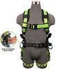 Safewaze PRO+ Construction Harness: 3D, QC Chest, TB Legs, Trauma relief, S 023-1242